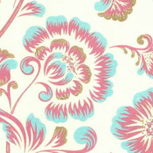 Pink and Aqua Wildflowers Florentine Italian Print Paper ~ Rossi Italy